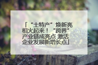 “土特产”焕新亮相火起来！“跨界”产业链成亮点 激活企业发展新增长点