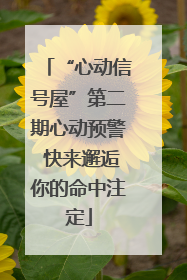 “心动信号屋”第二期心动预警 快来邂逅你的命中注定