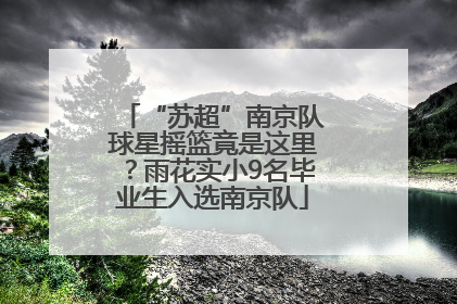 “苏超”南京队球星摇篮竟是这里？雨花实小9名毕业生入选南京队