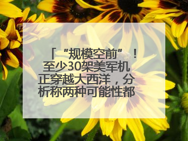 “规模空前”！至少30架美军机正穿越大西洋，分析称两种可能性都与伊以相关
