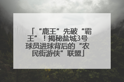 “鹿王”先破“霸王”！揭秘盐城3号球员进球背后的“农民街游侠”联盟