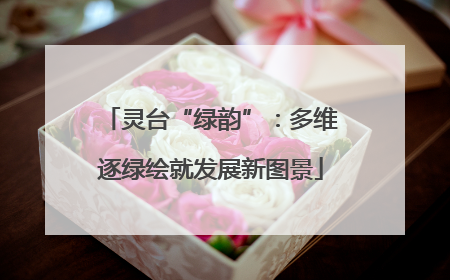 灵台“绿韵”：多维逐绿绘就发展新图景