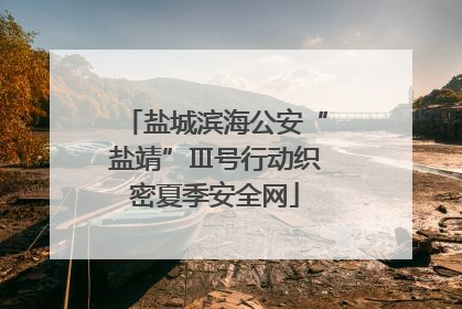 盐城滨海公安“盐靖”Ⅲ号行动织密夏季安全网