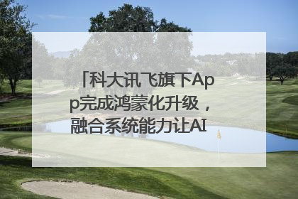 科大讯飞旗下App完成鸿蒙化升级，融合系统能力让AI服务触手可及