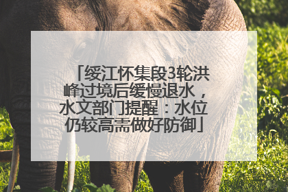 绥江怀集段3轮洪峰过境后缓慢退水，水文部门提醒：水位仍较高需做好防御
