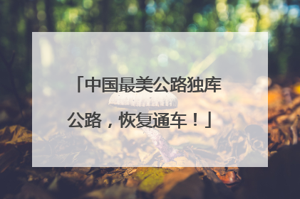 中国最美公路独库公路，恢复通车！