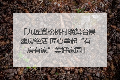 九匠登松桃村晚舞台展建房绝活 匠心垒起“有房有家”美好家园
