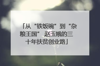 从“铁饭碗”到“杂粮王国” 赵玉娥的三十年扶贫创业路