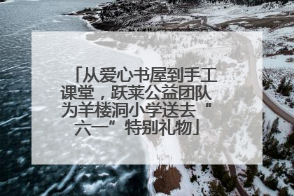 从爱心书屋到手工课堂，跃莱公益团队为羊楼洞小学送去“六一”特别礼物