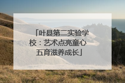 叶县第二实验学校：艺术点亮童心 五育滋养成长