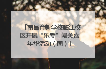 南昌育新学校临江校区开展“乐考”闯关嘉年华活动（图）