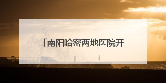 南阳哈密两地医院开展中医学术交流活动