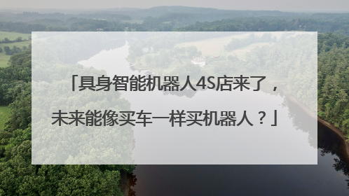 具身智能机器人4S店来了，未来能像买车一样买机器人？