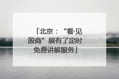 北京：“看·见殷商”展有了定时免费讲解服务
