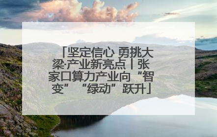 坚定信心 勇挑大梁·产业新亮点丨张家口算力产业向“智变”“绿动”跃升