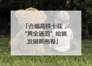 合福高铁十载，“黄金通道”绘就发展新画卷