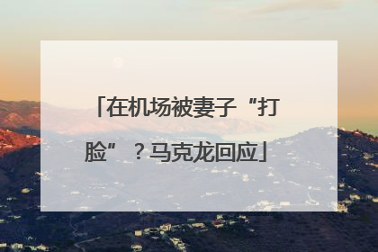 在机场被妻子“打脸”？马克龙回应
