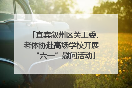 宜宾叙州区关工委、老体协赴高场学校开展“六一”慰问活动