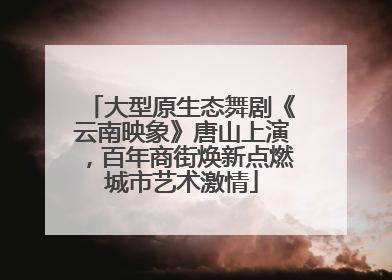 大型原生态舞剧《云南映象》唐山上演，百年商街焕新点燃城市艺术激情