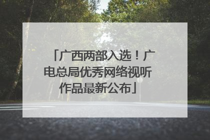广西两部入选！广电总局优秀网络视听作品最新公布