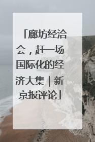 廊坊经洽会，赶一场国际化的经济大集｜新京报评论