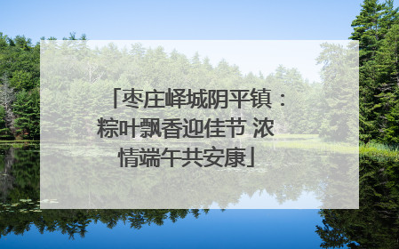 枣庄峄城阴平镇：粽叶飘香迎佳节 浓情端午共安康