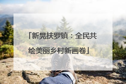 新晃扶罗镇：全民共绘美丽乡村新画卷