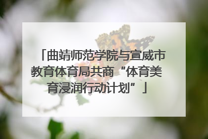 曲靖师范学院与宣威市教育体育局共商“体育美育浸润行动计划”