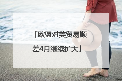 欧盟对美贸易顺差4月继续扩大