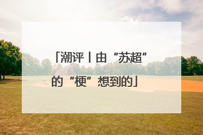 潮评丨由“苏超”的“梗”想到的