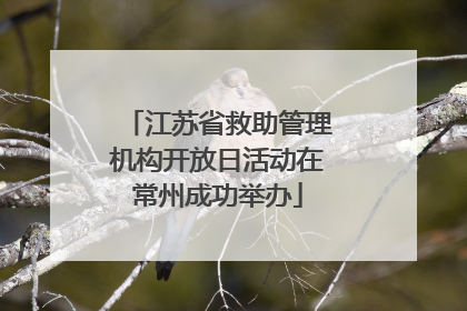 江苏省救助管理机构开放日活动在常州成功举办