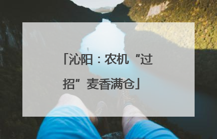沁阳：农机“过招”麦香满仓