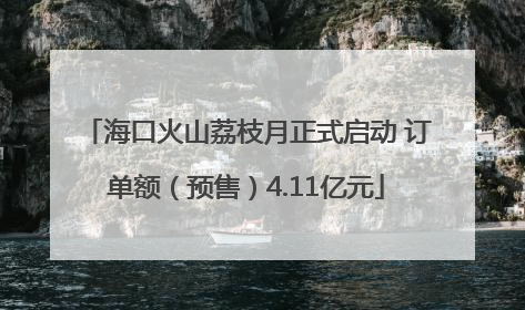 海口火山荔枝月正式启动 订单额（预售）4.11亿元