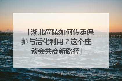 湖北简牍如何传承保护与活化利用？这个座谈会共商新路径