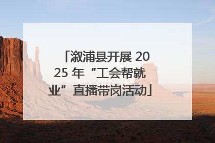 溆浦县开展 2025 年“工会帮就业”直播带岗活动