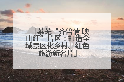 莱芜“齐鲁情 映山红”片区：打造全域景区化乡村、红色旅游新名片