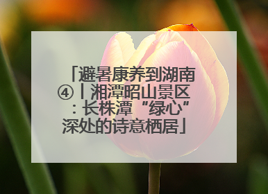 避暑康养到湖南④丨湘潭昭山景区：长株潭“绿心”深处的诗意栖居