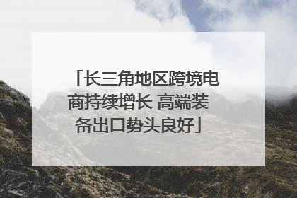 长三角地区跨境电商持续增长 高端装备出口势头良好