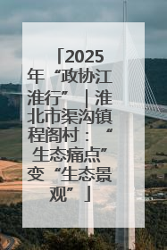 2025年“政协江淮行”｜淮北市渠沟镇程阁村：“生态痛点”变“生态景观”