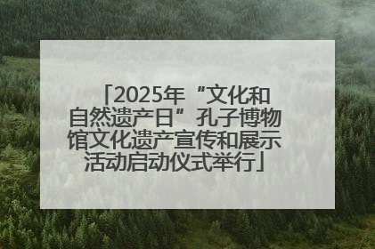 2025年“文化和自然遗产日”孔子博物馆文化遗产宣传和展示活动启动仪式举行
