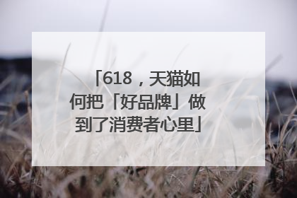 618，天猫如何把「好品牌」做到了消费者心里