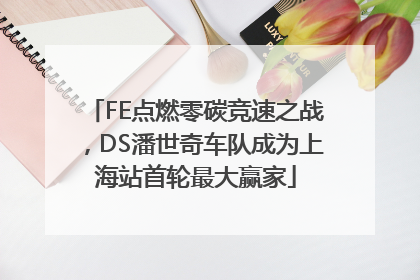 FE点燃零碳竞速之战，DS潘世奇车队成为上海站首轮最大赢家