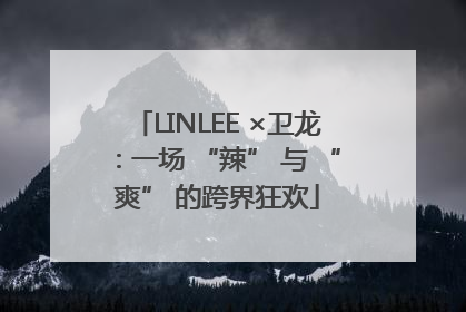 LINLEE ×卫龙：一场 “辣” 与 “爽” 的跨界狂欢